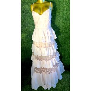 Show stopping ruffles and face fluffy dress